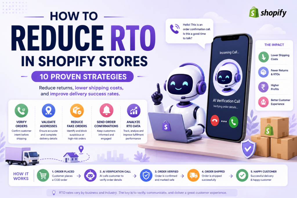 Reduce RTO in Shopify stores