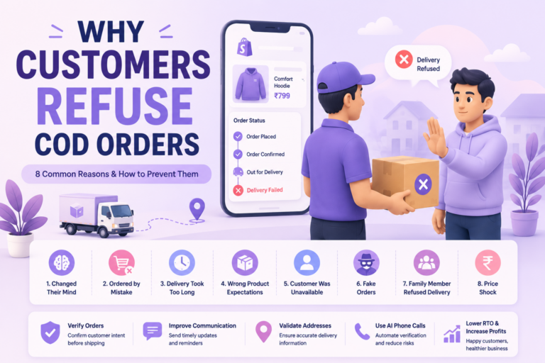 Why customers refuse COD orders