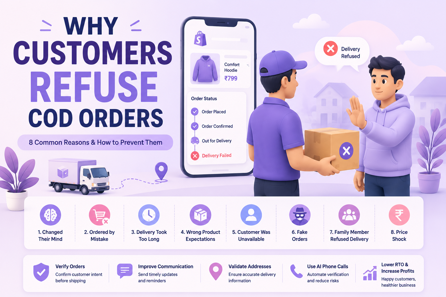 Why customers refuse COD orders