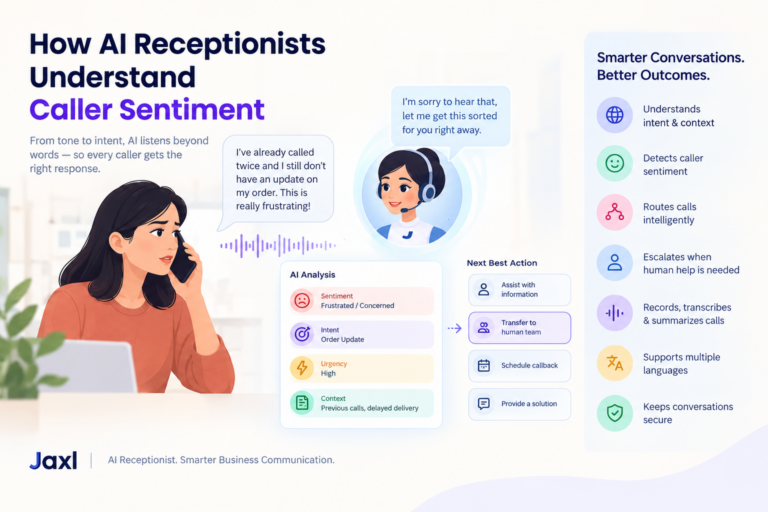 How AI Receptionists Understand Caller Sentiment